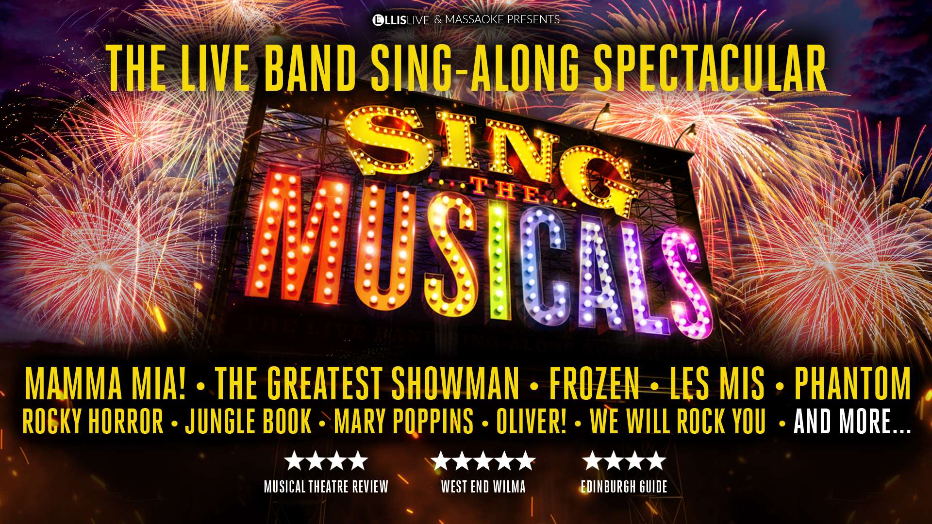 SING THE MUSICALS THE LIVE BAND SING-ALONG SPECTACULAR