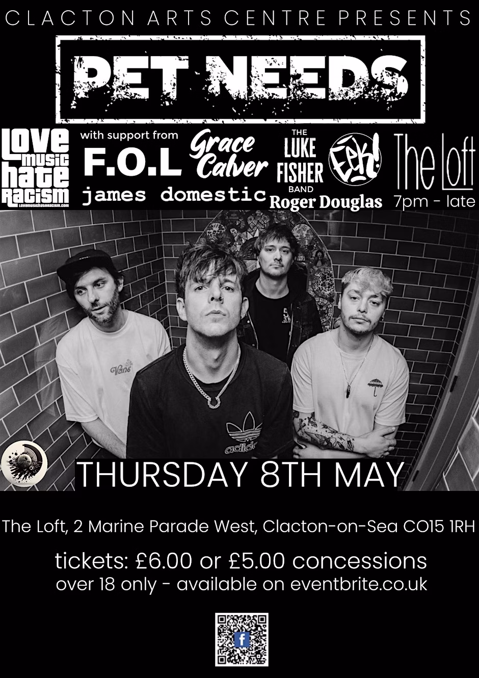 πΈ PET NEEDS Live at The Loft β Clacton-on-Sea Punk Rock Night 1 πΈ PET NEEDS Live at The Loft β Clacton-on-Sea Punk Rock Night