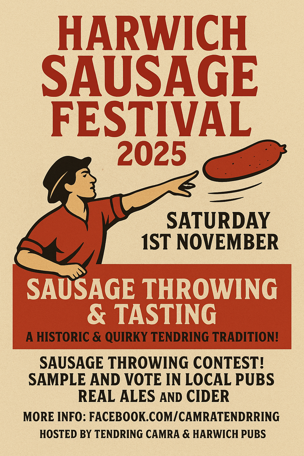 π Harwich Sausage Festival 2025 β A Historic Hurl of Pork & Pub Glory! 1 π Harwich Sausage Festival 2025 β A Historic Hurl of Pork & Pub Glory!