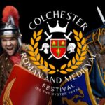Roman and Medieval Festival at Castle Park Colchester – Longbow competition, medieval costumes, and family fun.