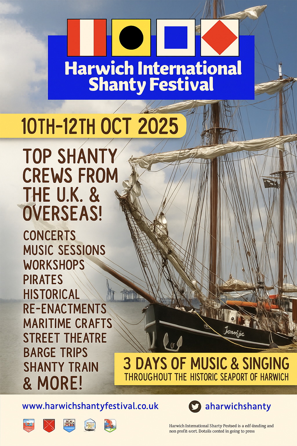 🎵 Harwich International Shanty Festival 2025 – Sing the Songs of the Sea