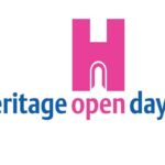 Heritage Open Days 2025 poster showing Harwich architecture and open house trail