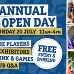 Colchester United FC Annual Open Day 2025 Poster