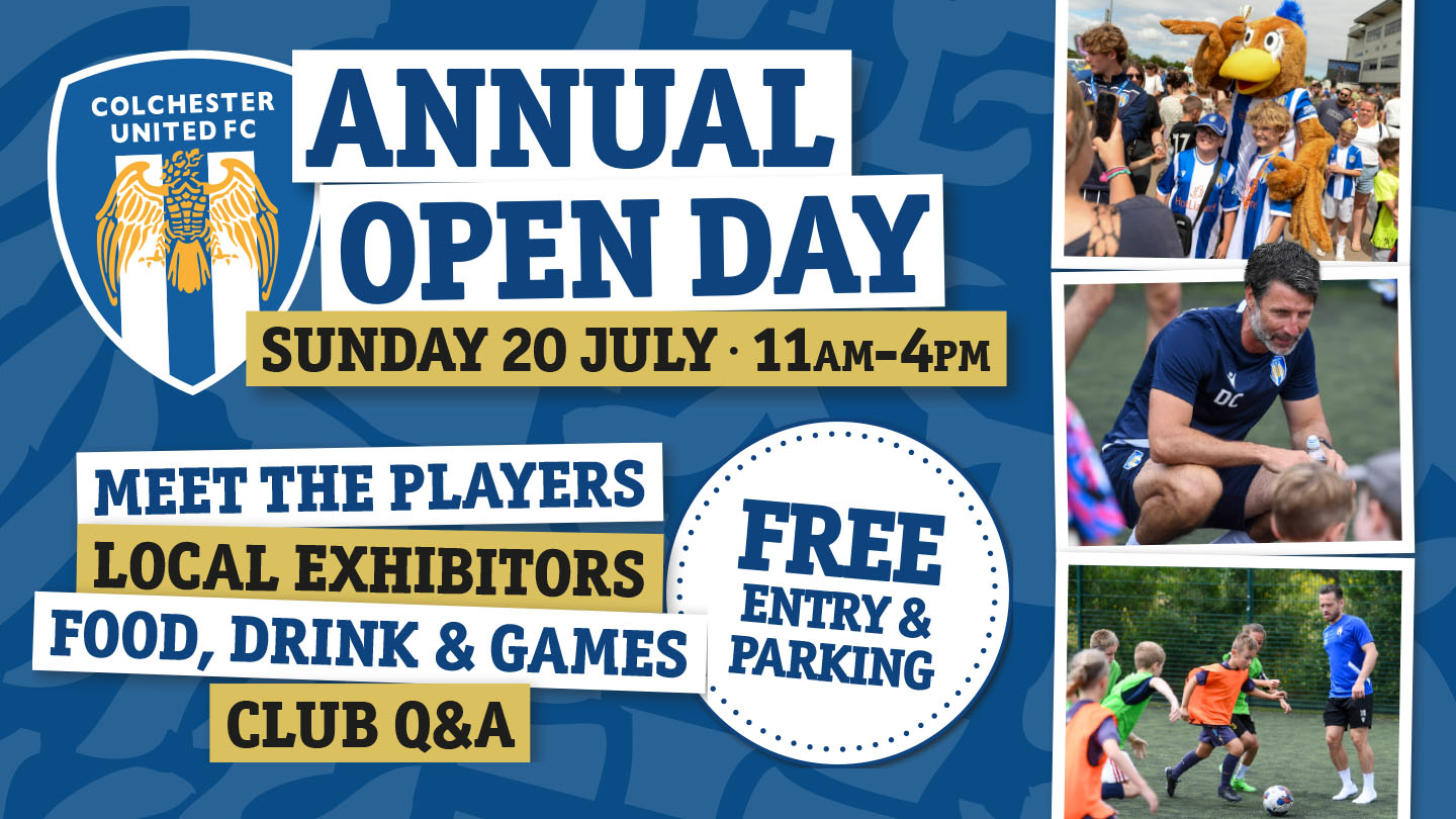 Colchester United FC Annual Open Day 2025 ⚽ 1 Colchester United FC Annual Open Day 2025 ⚽