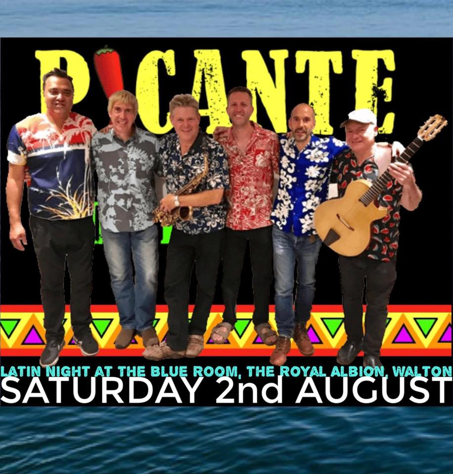 πΊ Picante β Latin Night at The Blue Room, Royal Albion Walton 1 πΊ Picante β Latin Night at The Blue Room, Royal Albion Walton