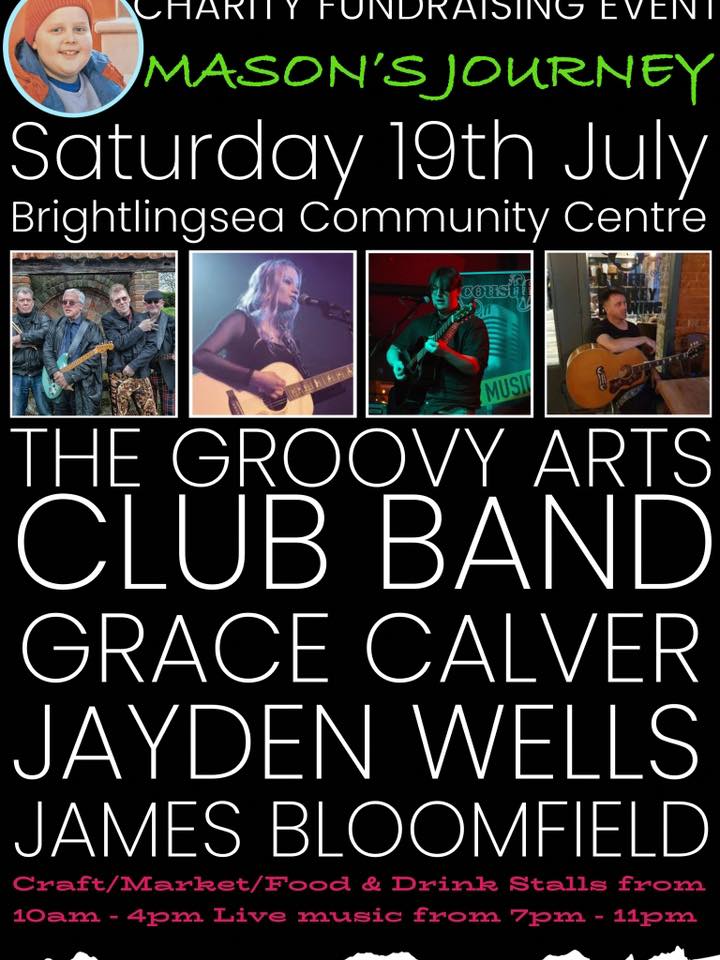 🎸 Mason’s Journey Charity Fundraiser with Live Music in Brightlingsea 1 🎸 Mason’s Journey Charity Fundraiser with Live Music in Brightlingsea