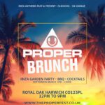 Proper Brunch Festival Poster