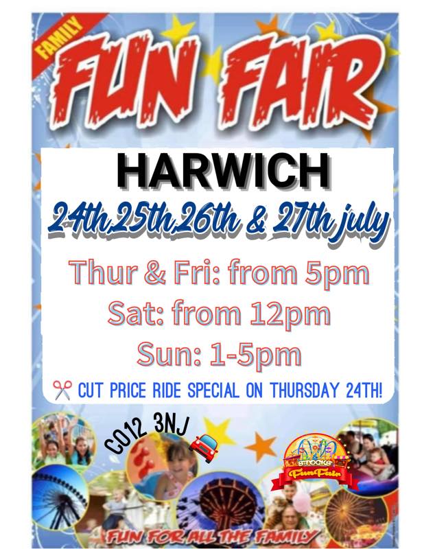 🎡 Harwich Family Fun Fair – Summer 2025