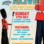 Streets Alive Free Street Theatre Festival in Manningtree Poster 2025