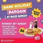 Colchester - Bank Holiday Bargain Bingo Buzz Bingo Colchester Colchester 2025-08-25